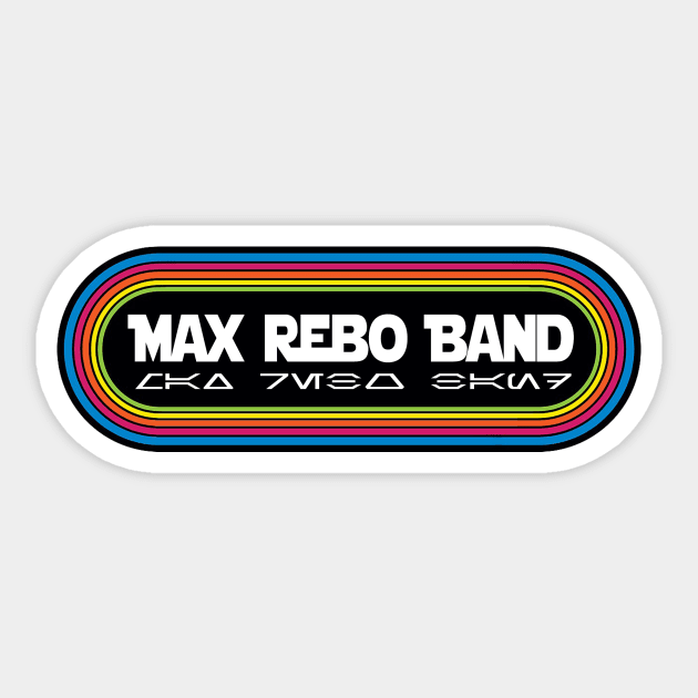 Retro KLOS Max Rebo Band Sticker by ZombeeMunkee